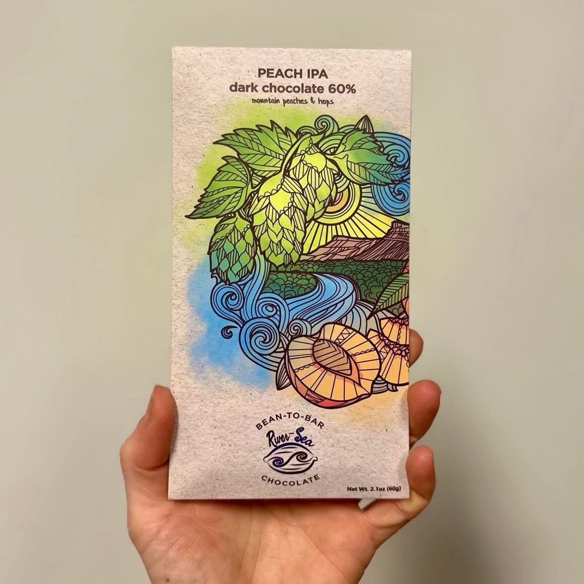Peach IPA (Mountain Peach & Hops) | River-Sea Chocolates