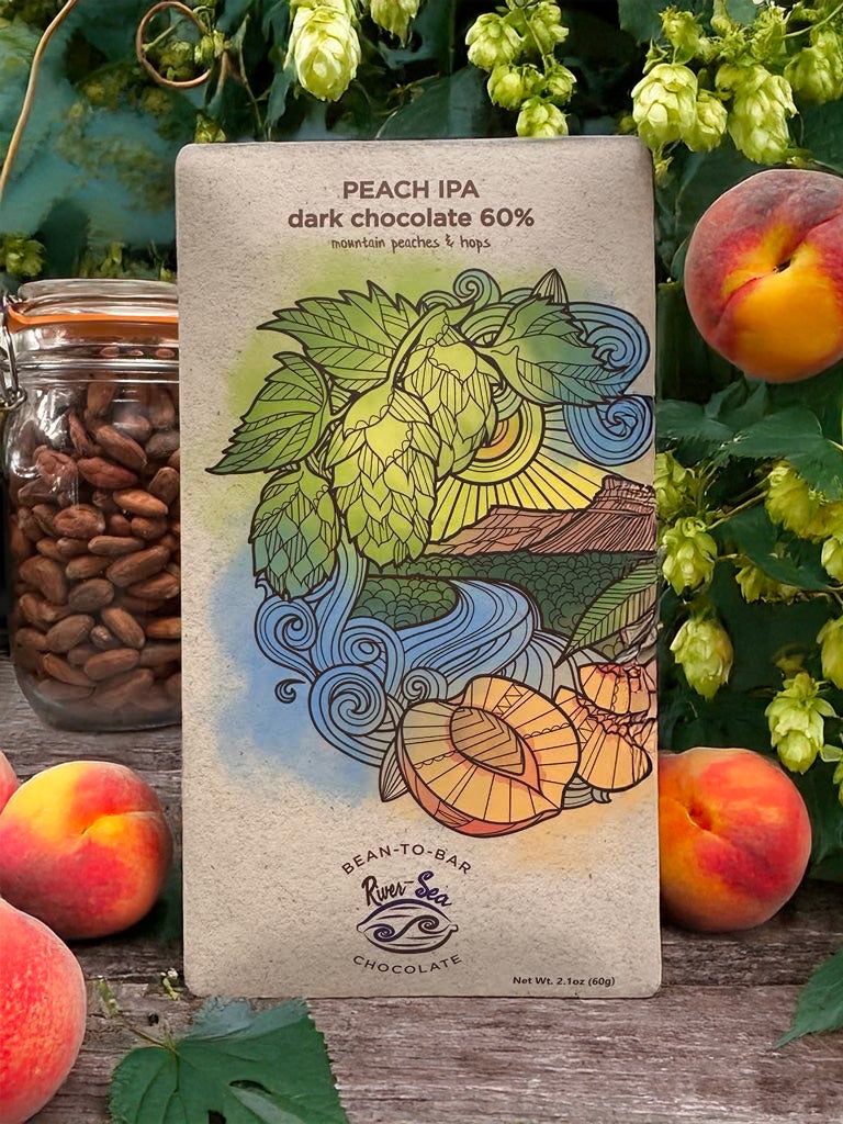 Peach IPA (Mountain Peach & Hops) | River-Sea Chocolates